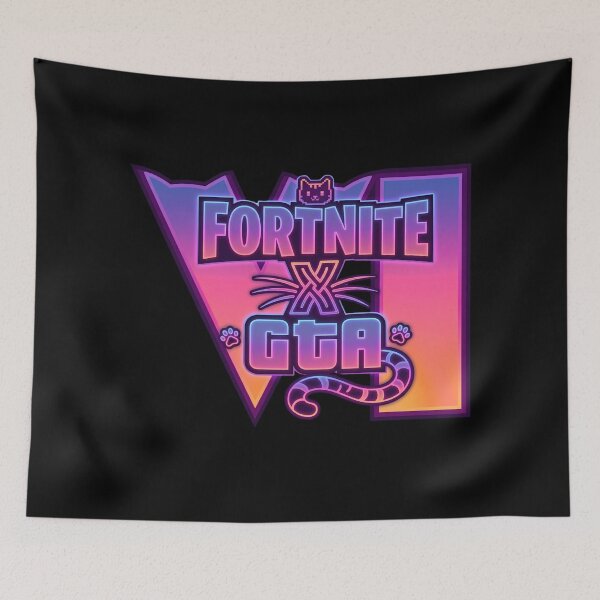 Item preview, Epic Feline Gaming Crossover - Battle Royale x Grand Theft VI Neon Cat designed and sold by Retro Whiskers.