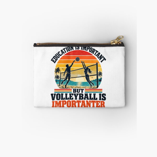 Item preview, Education Is Important But Volleyball Is Importer Funny Volleyball Player Sports Fan designed and sold by HumansStuck12.