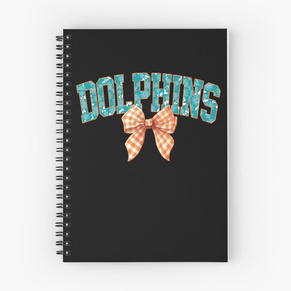 Item preview, Dolphins Floral Coquette Bow Football Fan Team Spirit designed and sold by RockTheFeal.