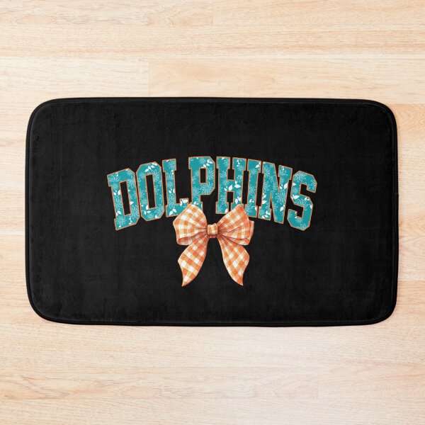 Item preview, Dolphins Floral Coquette Bow Football Fan Team Spirit designed and sold by RockTheFeal.