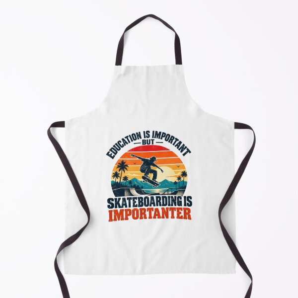 Item preview, Education Is Important But Skateboarding Is Importanter Skater Skateboarder Hobby Funny Quote designed and sold by HumansStuck12.