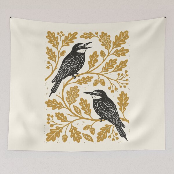 Item preview, Floral Bee-eater Birds Retro Vintage Bird Cottagecore designed and sold by Y-Vibes.