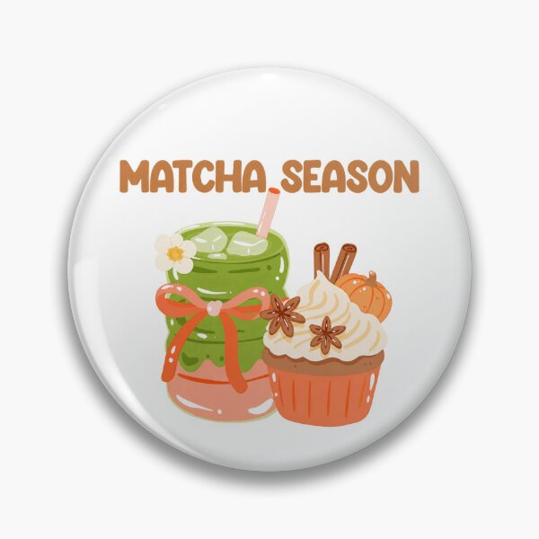 Item preview, Fall Matcha with an Orange Bow, Cupcake and Pumpkins designed and sold by PalleteCreation.