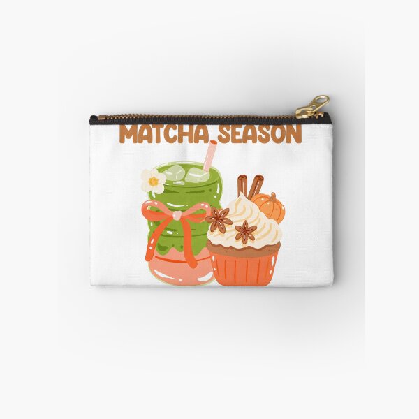 Item preview, Fall Matcha with an Orange Bow, Cupcake and Pumpkins designed and sold by PalleteCreation.