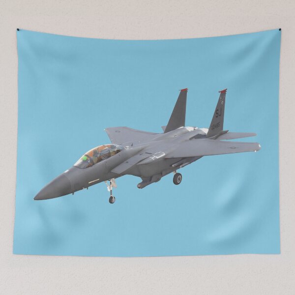 Item preview, F-15 Eagle Tarmac Front-Left Static Profile Vector Art designed and sold by AfterburnerLab.