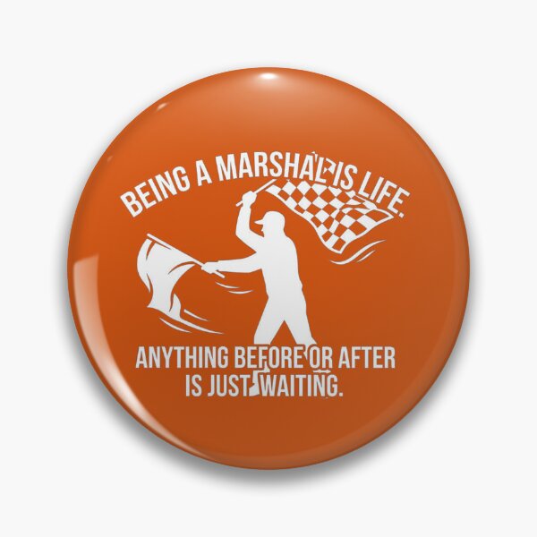 Item preview, Being A Marshal Is Life Funny Motorsport Flagger Quote Art designed and sold by AgdBol.