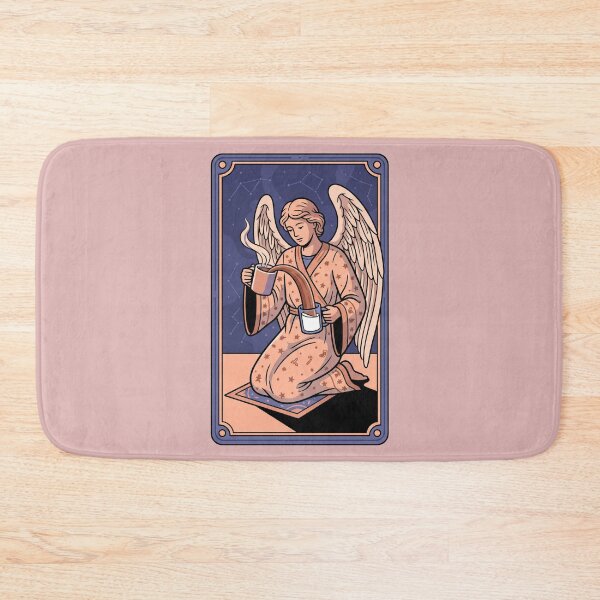 Item preview, Temperance Tarot Christmas Coffee Angel Pop Art designed and sold by Rare By Hero.