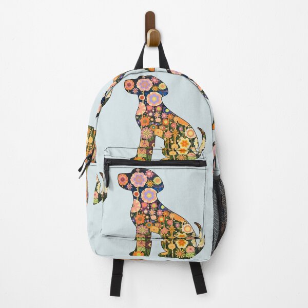 Item preview, Change of Seasons Klimt-inspired floral puppy designed and sold by Doodles Down South.