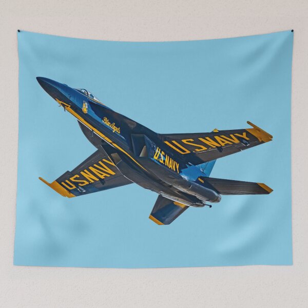 Item preview, F/A-18 Hornet Blue Angels Demonstration Team Vector Art designed and sold by AfterburnerLab.