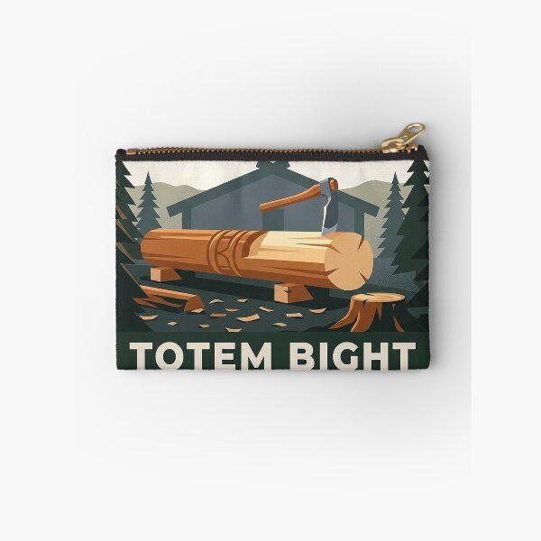 Item preview, Totem Bight CCC Cedar Carving Heritage 1938 Alaska Retro Sticker designed and sold by DetourDgn.