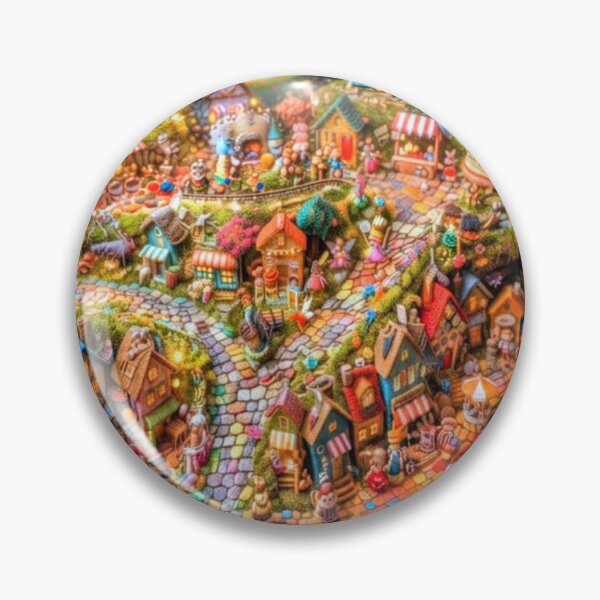 Item preview, Enchanted Miniature Dreamworld: A Whimsical Fantasy Diorama Art Print designed and sold by SodhaIqbalKasam.