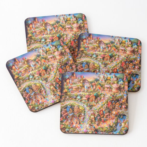 Item preview, Enchanted Miniature Dreamworld: A Whimsical Fantasy Diorama Art Print designed and sold by SodhaIqbalKasam.