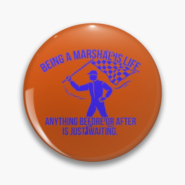 Item preview, Copy of Being A Marshal Is Life Racing Flag Official Quote designed and sold by AgdBol.
