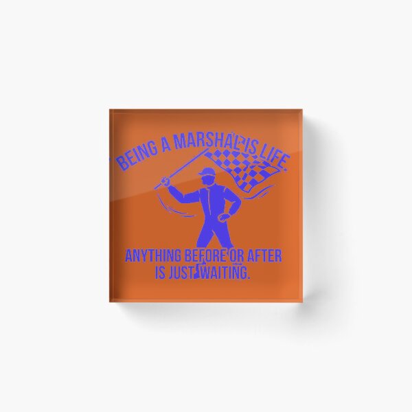Item preview, Copy of Being A Marshal Is Life Racing Flag Official Quote designed and sold by AgdBol.