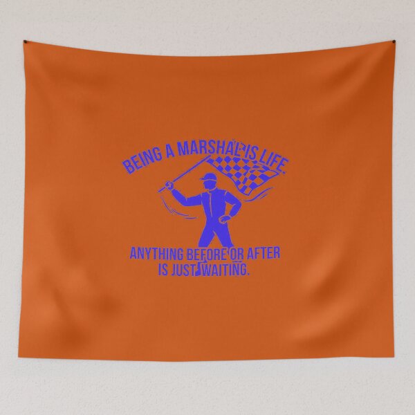 Item preview, Copy of Being A Marshal Is Life Racing Flag Official Quote designed and sold by AgdBol.