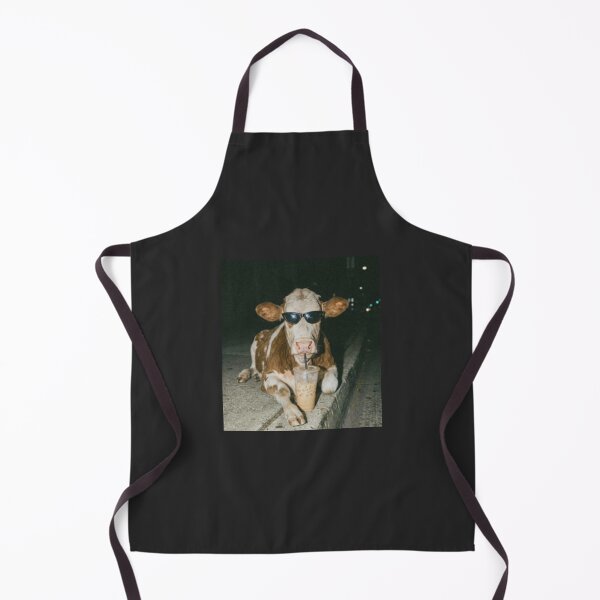 Item preview, cow Drinking Iced Coffee Shirt | Funny Animal Meme Tee | Coffee Lover Raccoon Shirt  designed and sold by zainab hussain.