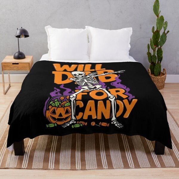 Item preview, Will Dab For Candy Skeleton Halloween Gift designed and sold by Say It With Ink.