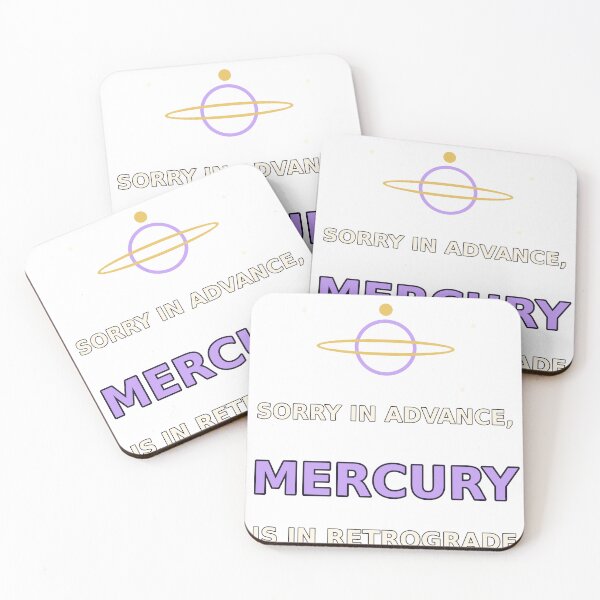 Item preview, Mercury Retrograde Apology designed and sold by FitEnvy.