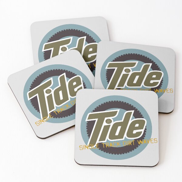 Item preview, MOUNTAIN BIKING PARODY — TIDE "SINGLE TRACK DIRT WAVES" designed and sold by Spokelore.