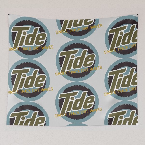 Item preview, MOUNTAIN BIKING PARODY — TIDE "SINGLE TRACK DIRT WAVES" designed and sold by Spokelore.