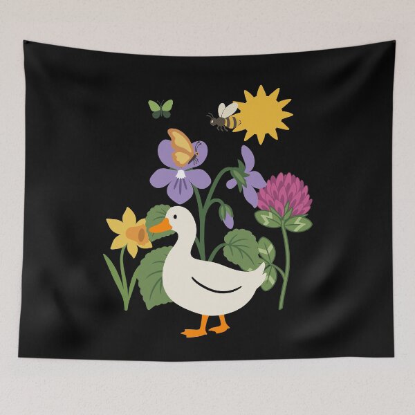 Item preview, Flower drawing · Bee · Duck · Blossoms designed and sold by Sir-Freaky.