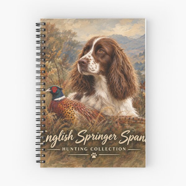 Item preview, English Springer Spaniel & Pheasant – Hunting Collection designed and sold by TammyHunterArt.
