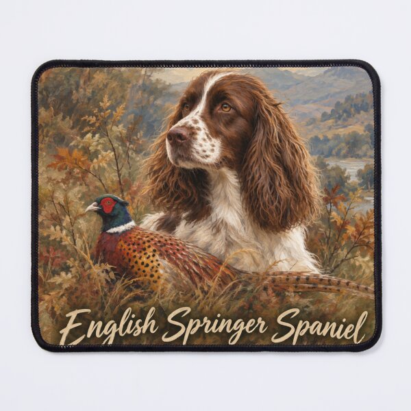 Item preview, English Springer Spaniel & Pheasant – Hunting Collection designed and sold by TammyHunterArt.