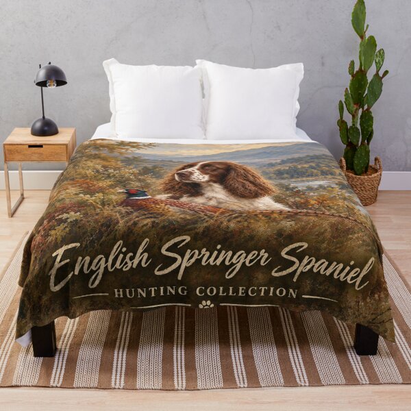 Item preview, English Springer Spaniel & Pheasant – Hunting Collection designed and sold by TammyHunterArt.