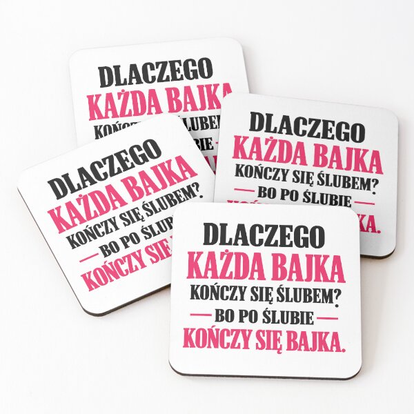 Item preview, Dlaczego każda bajka kończy sie ślubem designed and sold by PRINTIONAL.
