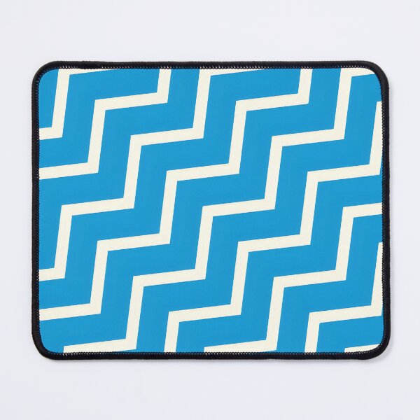 Item preview, Cyan Stepped Chevron Pattern designed and sold by Apeymayjune.