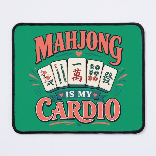 Item preview, Mahjong Is My Cardio – Funny Mahjong Player & Mah Jongg Humor designed and sold by NovaNookStudio.