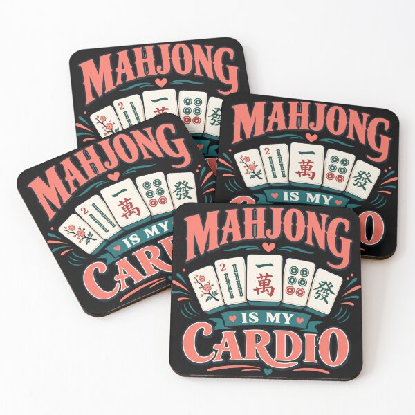Item preview, Mahjong Is My Cardio – Funny Mahjong Player & Mah Jongg Humor designed and sold by NovaNookStudio.