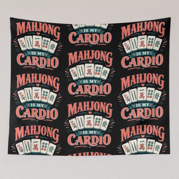 Item preview, Mahjong Is My Cardio – Funny Mahjong Player & Mah Jongg Humor designed and sold by NovaNookStudio.