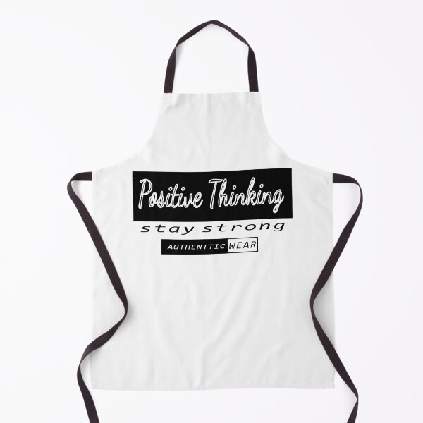 Item preview, "Positive Thinking - Authentic Wear" Typography T-Shirt Graphic Design designed and sold by Carftora786.