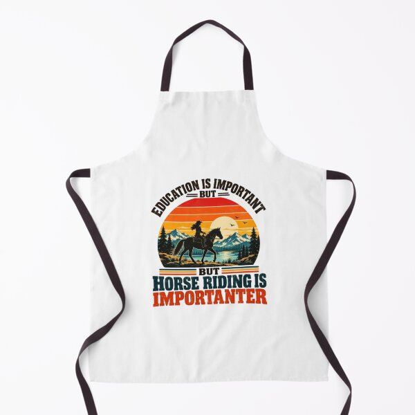 Item preview, Education Is Important But Horse Riding Is Importanter Funny Equestrian Rider Horse Lover designed and sold by SkeletonsDanger.