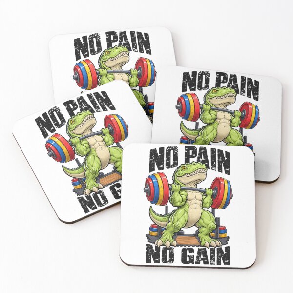 Item preview, Muscular T-Rex Weightlifting Gym Dinosaur designed and sold by -DEEWOLF-.