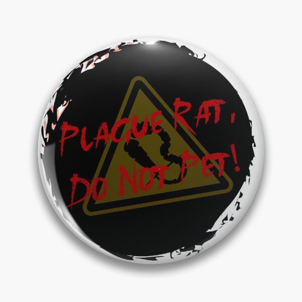 Item preview, Plague Rat, Do Not Pet Button designed and sold by Iron New York.