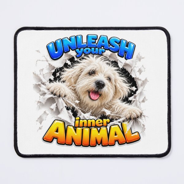Item preview, Unleash Your Inner Animal - Fluffy Dog designed and sold by Bor-Suk.