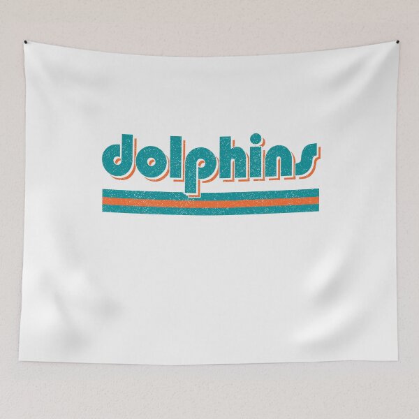 Item preview, Vintage Dolphins Three Stripes Weathered Football Team Spirit designed and sold by RockTheFeal.