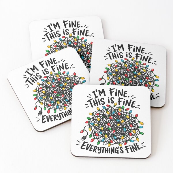 Item preview, Tangled Christmas Lights Everything Is Fine designed and sold by SayMaria.