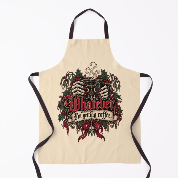 Item preview, Whatever I'm Getting Coffee Gothic Christmas Mug | Sarcastic Coffee Lover Gift | Dark Holiday Coworker Sarcasm Design designed and sold by PRINYOS.