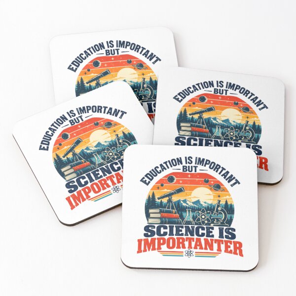 Item preview, Education Is Important But Science Is Importer STEM Scientist Science Lover designed and sold by SkeletonsDanger.
