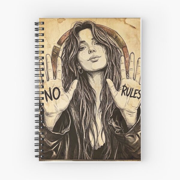 Item preview, No Rules Rebel Girl Vintage Rocker Illustration designed and sold by IvanaIka.