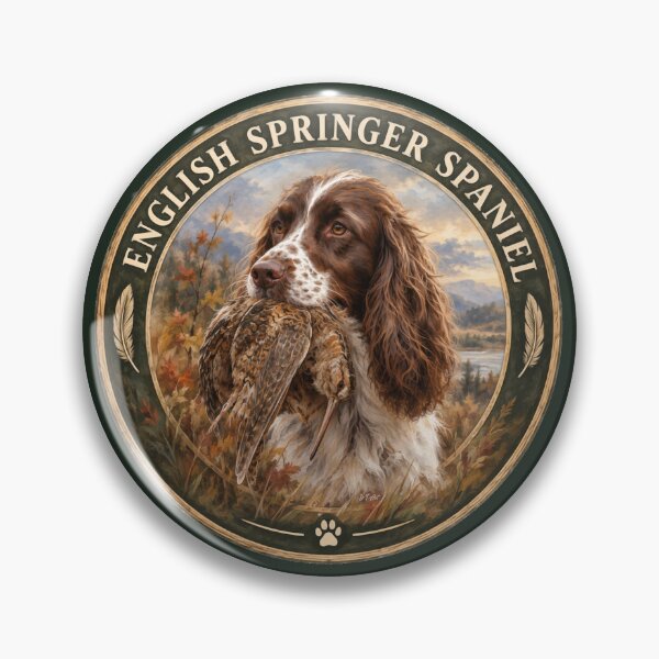 Item preview, English Springer Spaniel & Woodcock – Woodland Hunter designed and sold by TammyHunterArt.