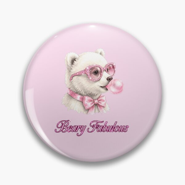 Artikelvorschau, Bärenstarker rosa Bär - Niedliches, kokettes Teddybär-Shirt entworfen und verkauft von Vibe-Vary.