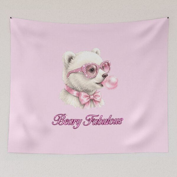 Item preview, Beary Fabulous Pink Bear - Cute Coquette Teddy Bear Shirt designed and sold by Vibe-Vary.