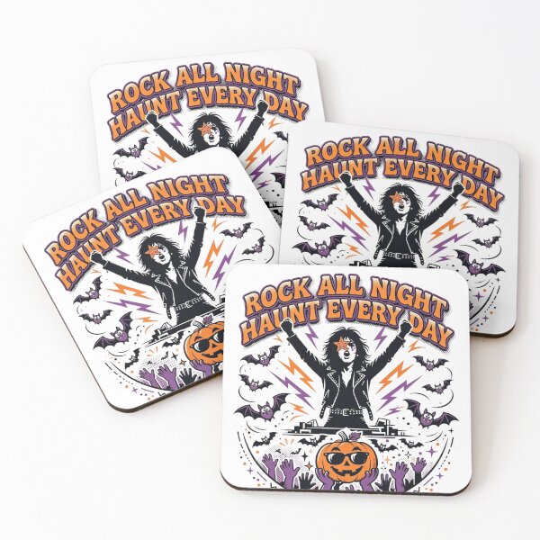 Item preview, Rock All Night Haunt Every Day designed and sold by FitEnvy.