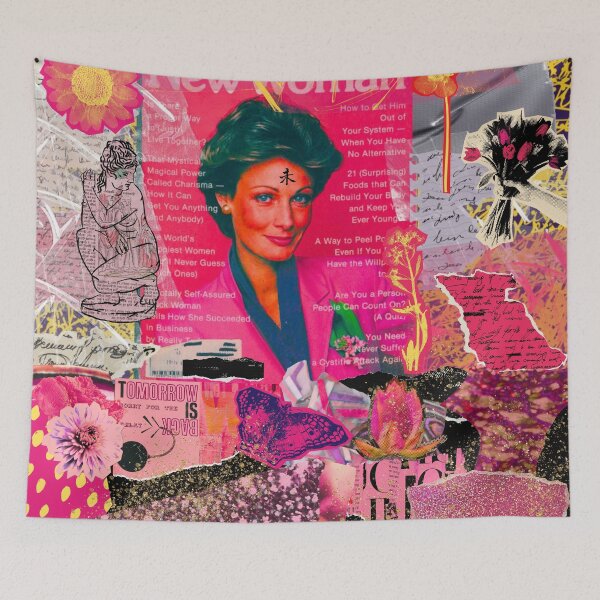 Item preview, Swooncake Retro Pink Collage designed and sold by Swooncake Press.