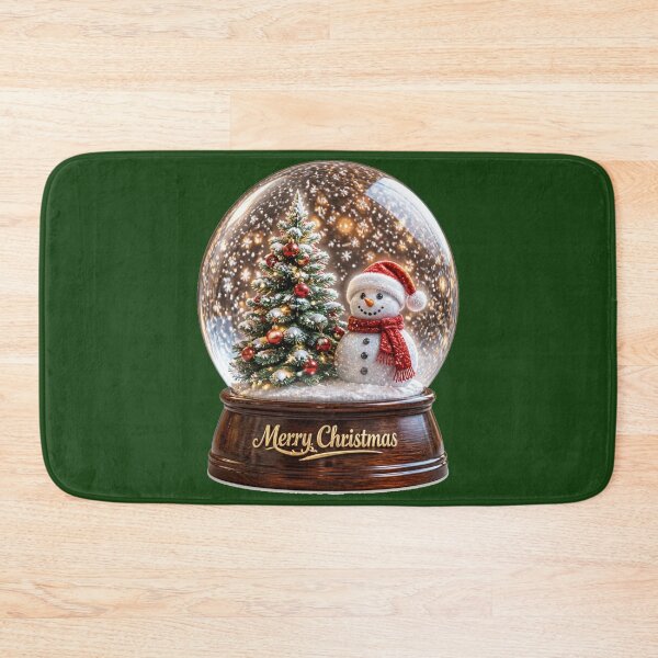 Item preview, Magical Christmas Snow Globe Snowman designed and sold by MargaretPolanco.