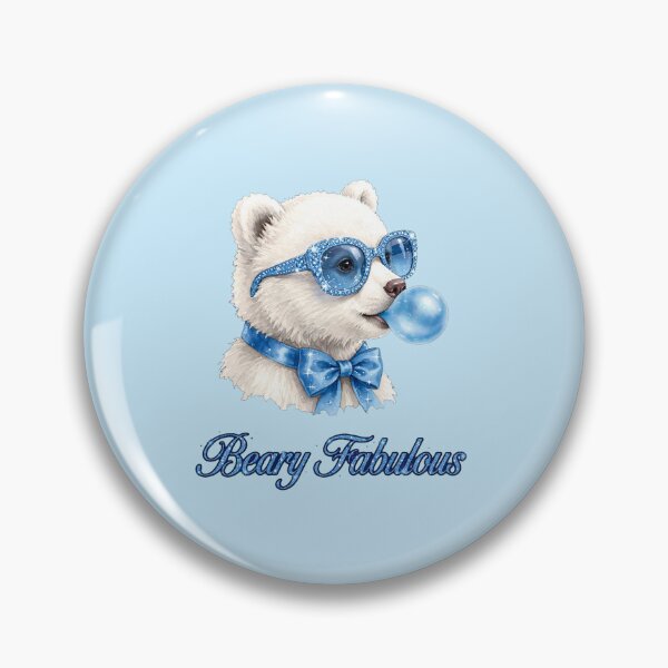 Artikelvorschau, Bärenstarker blauer Bär - Niedliches, kokettes Teddybär-Shirt entworfen und verkauft von Vibe-Vary.